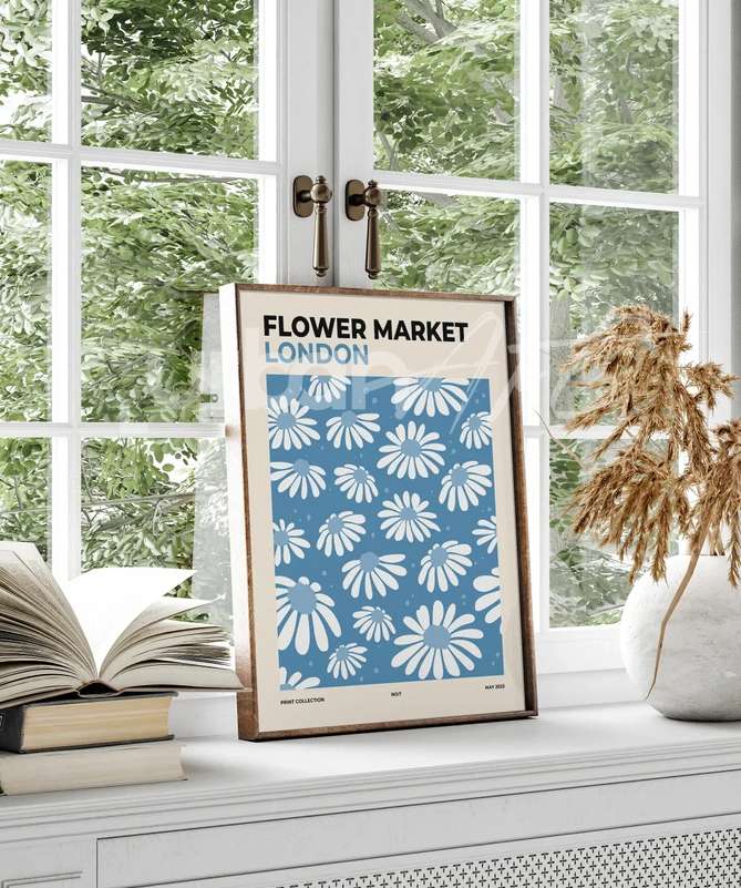 set-poster-bleu-clair-estampes-matisse-2 Set Poster bleu clair estampes Matisse