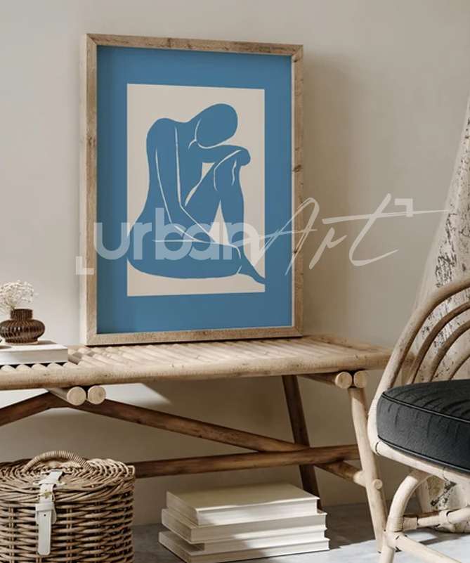 set-poster-bleu-clair-estampes-matisse-3 Set Poster bleu clair estampes Matisse