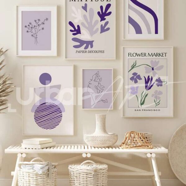 Set Poster Matisse galerie lilas
