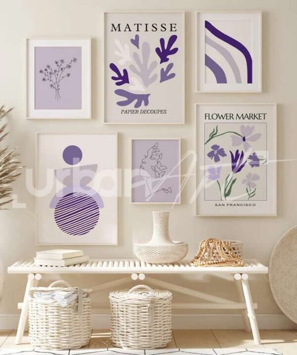 Set Poster Matisse galerie lilas