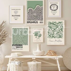 Set Poster Vert sauge Picaso