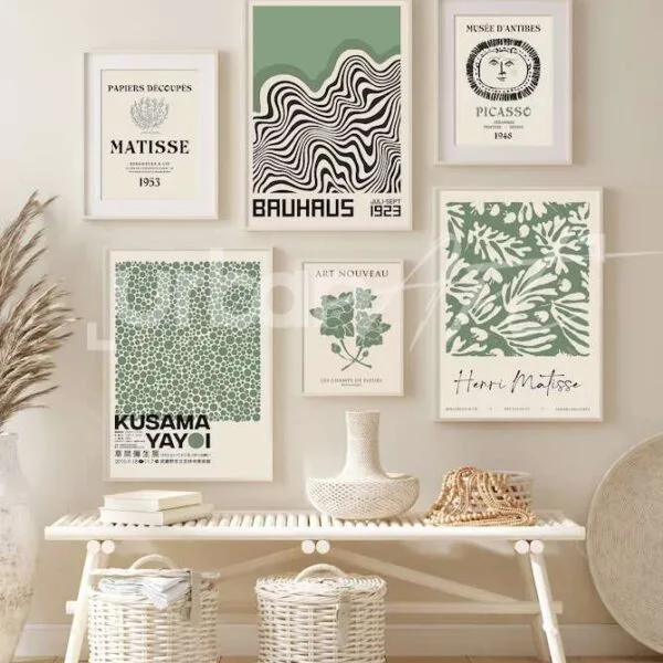 Set Poster Vert sauge Picaso