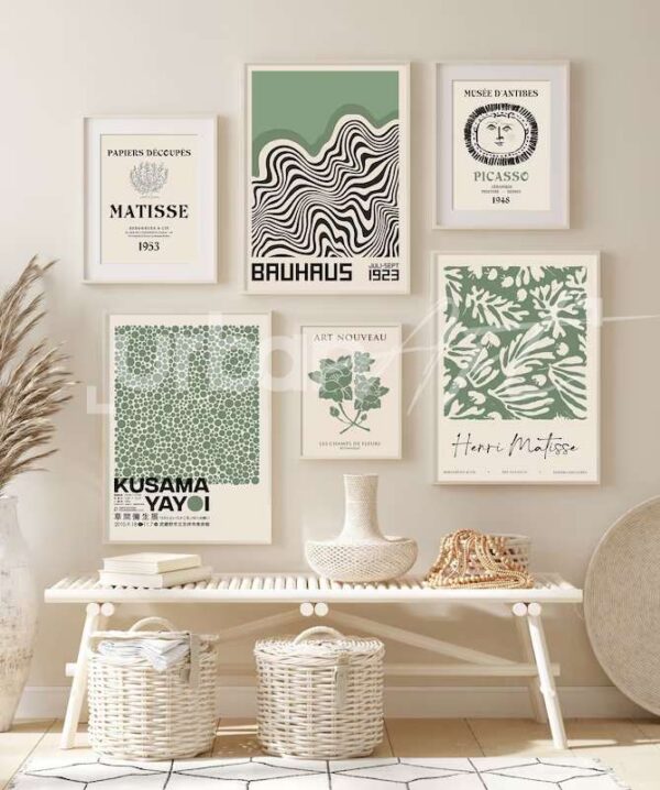 Set Poster Vert sauge Picaso