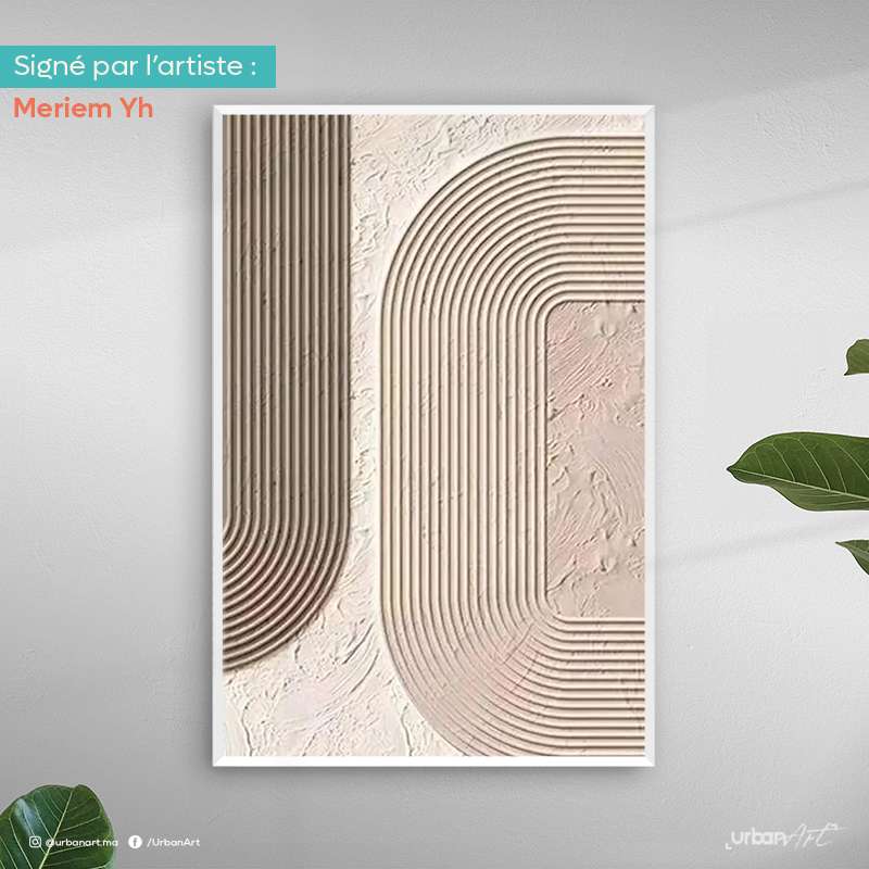 tableau-texture-beige-neutre-1 Tableau Texturé beige neutre