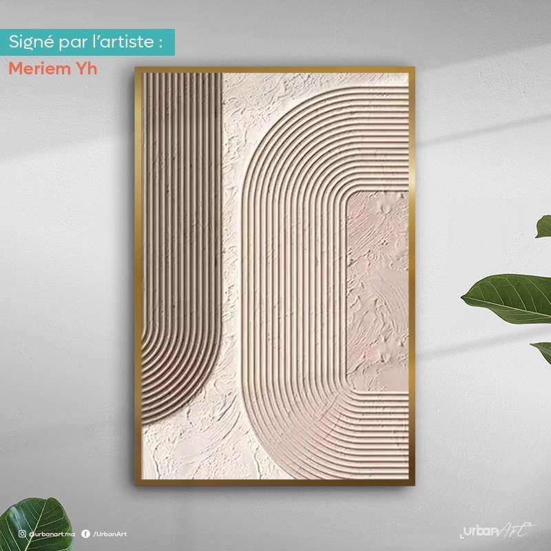 tableau-texture-beige-neutre-3 Tableau Texturé beige neutre