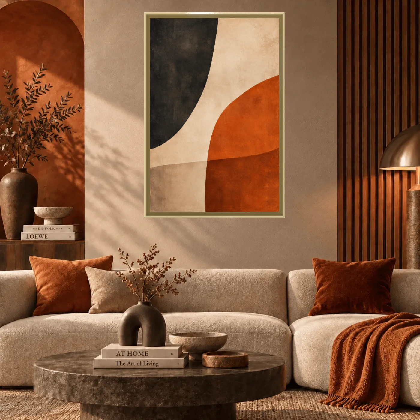 Tableau Abstract Japandi moderne Variation 250236 Mockup Tableau Abstract Japandi moderne Variation 250236 Mockup