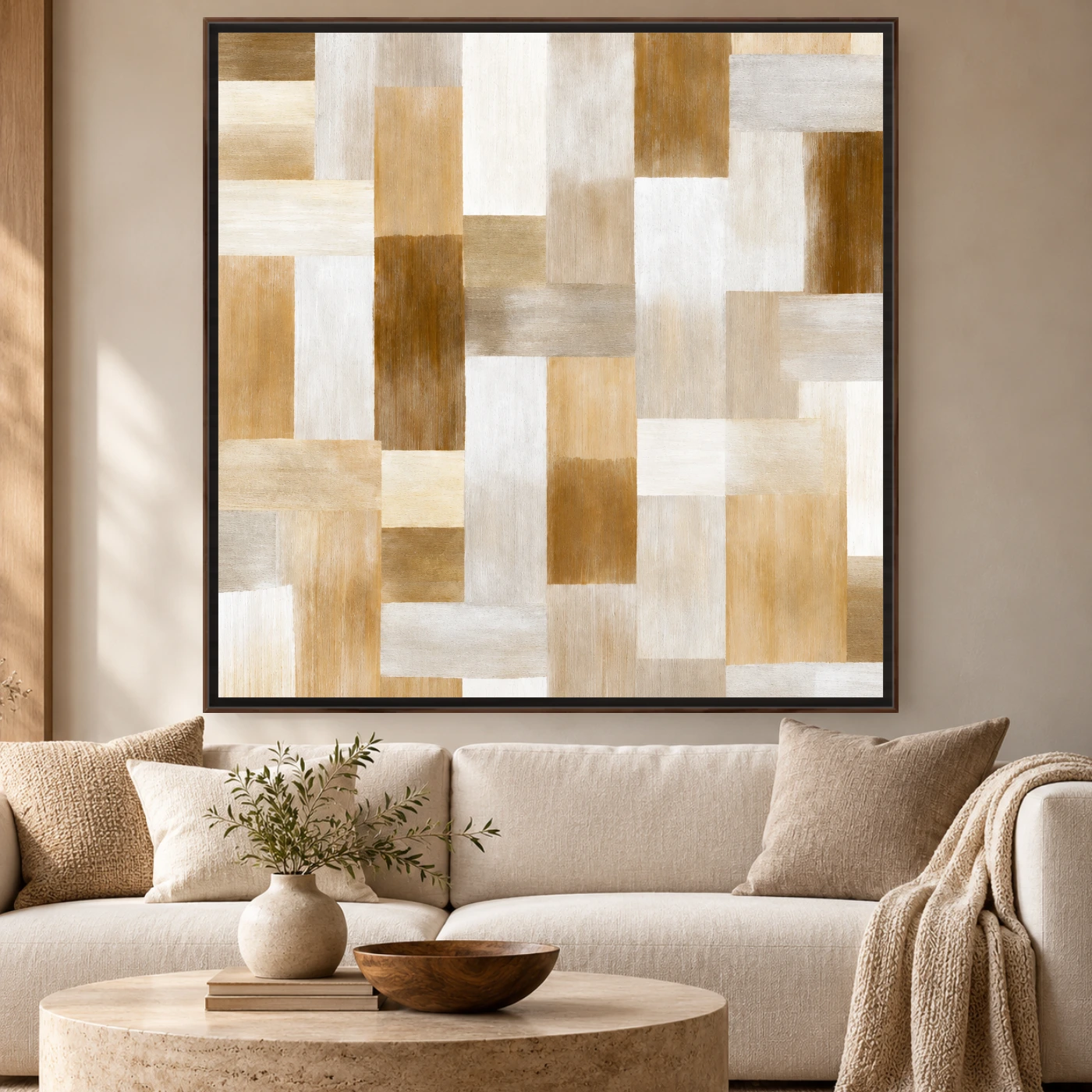 Tableau Abstract Neutral Beige Variation 242821 Mockup