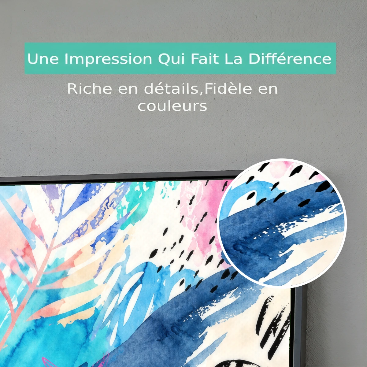 Tableau abstrait Aquarelle harmonieux Premium View Tableau abstrait Aquarelle harmonieux Premium View
