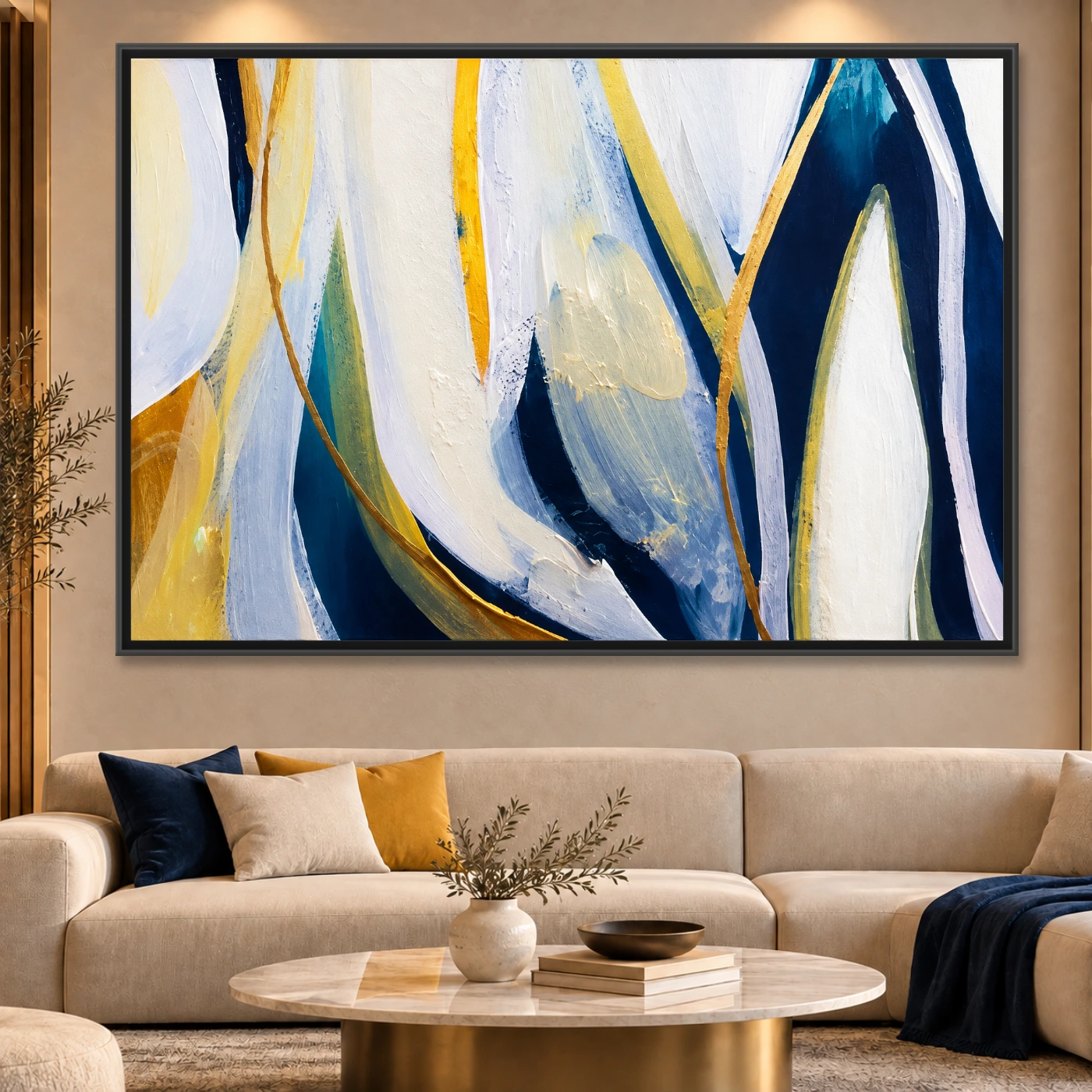 Tableau abstrait Art contemporain Variation 81106 Mockup Tableau abstrait Art contemporain Variation 81106 Mockup