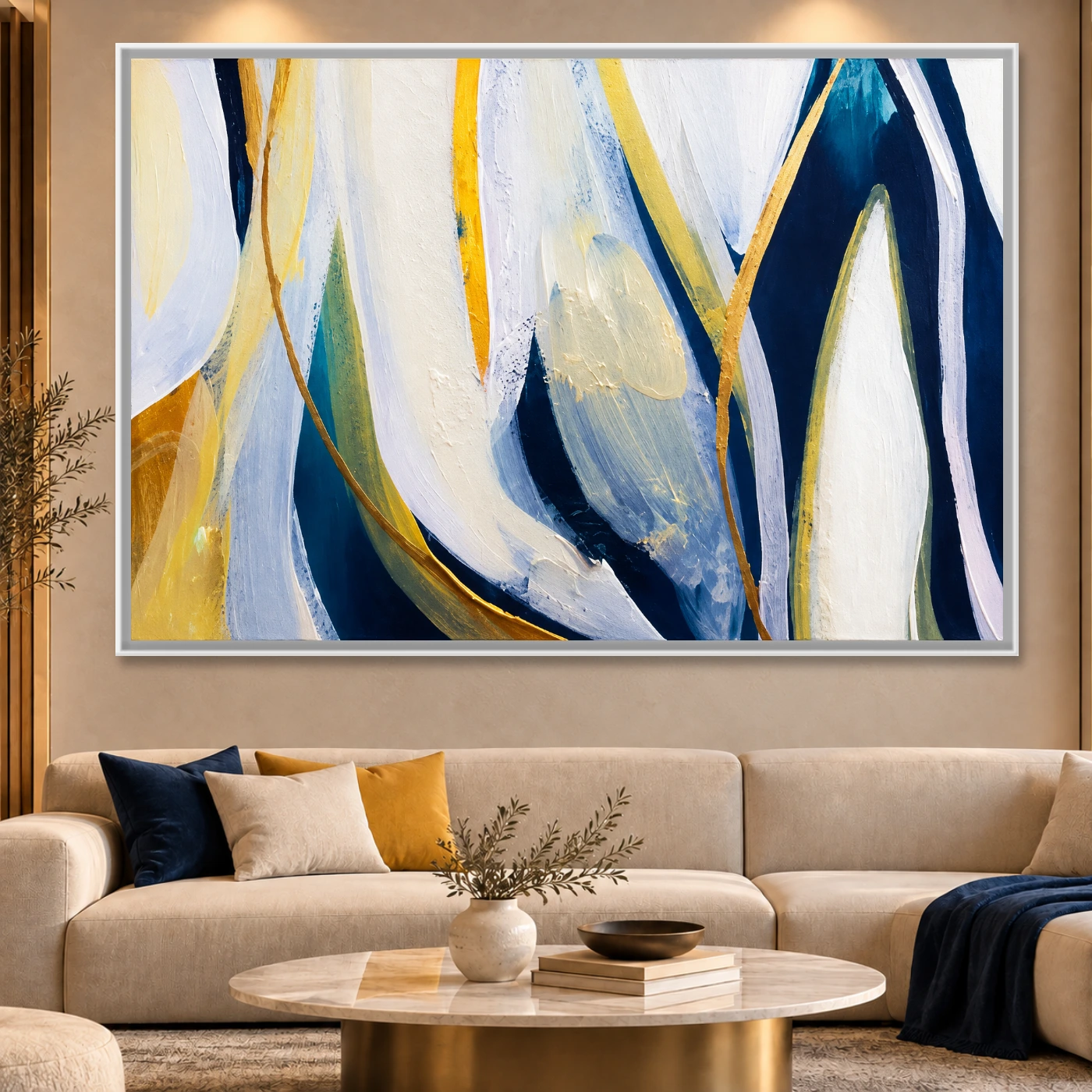 Tableau abstrait Art contemporain Variation 81237 Mockup Tableau abstrait Art contemporain Variation 81237 Mockup