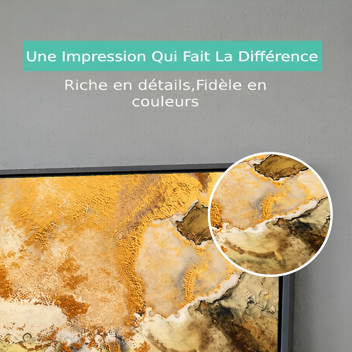 Tableau Abstrait art d’or Premium View Tableau Abstrait art d’or Premium View