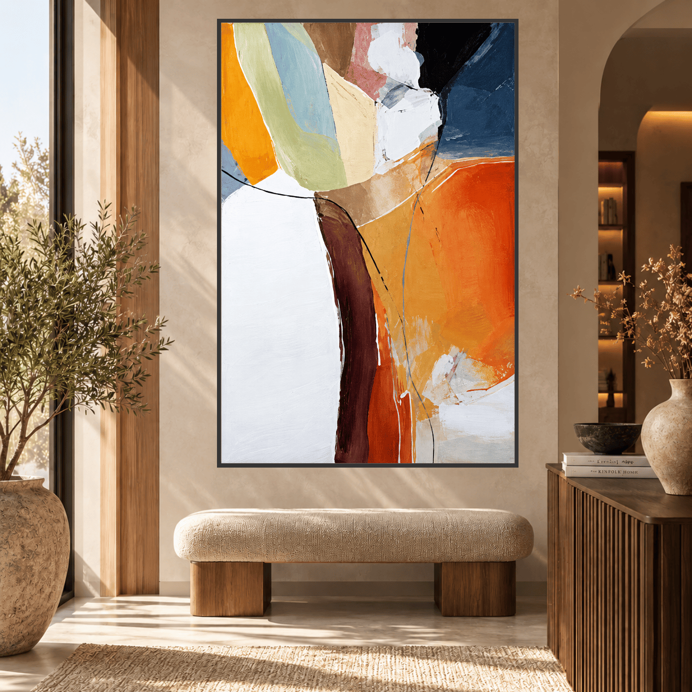 Tableau Abstrait Boho art VF Variation 226209 Mockup