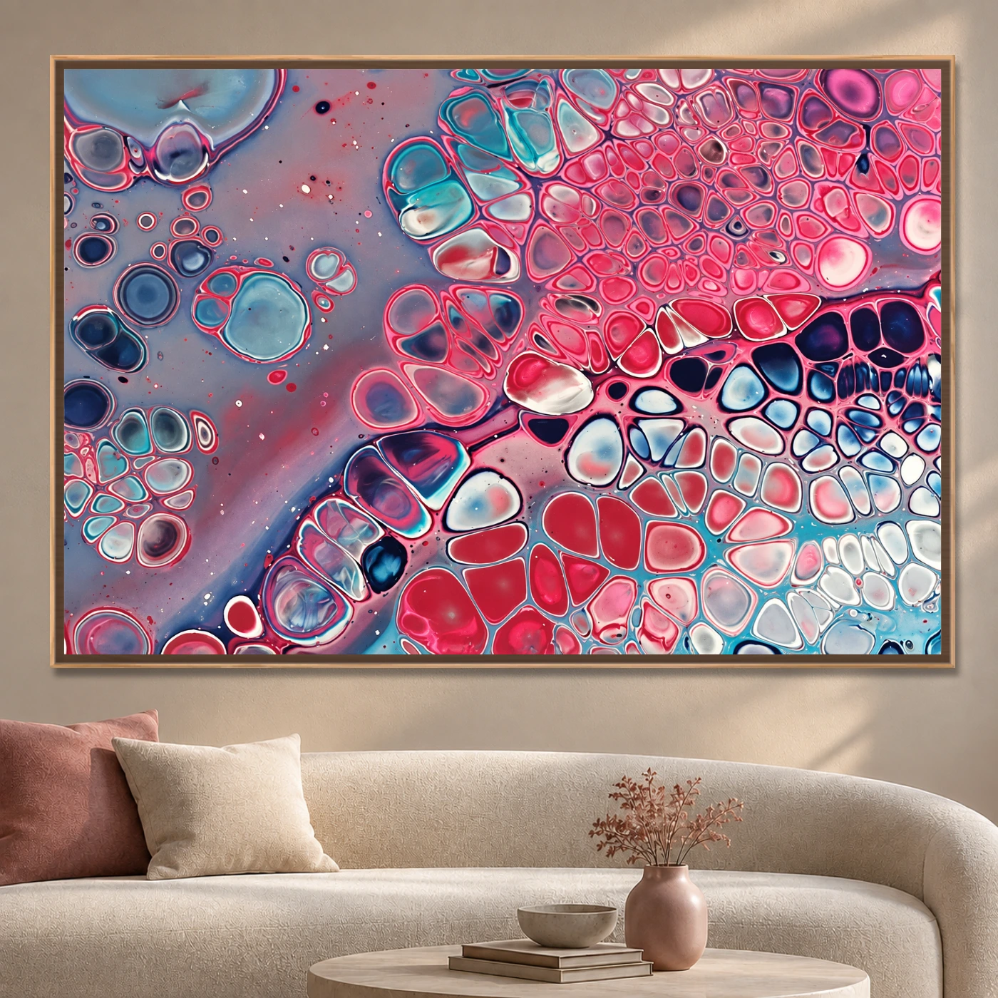 Tableau Abstrait Bubble aquarelle Variation 59971 Mockup Tableau Abstrait Bubble aquarelle Variation 59971 Mockup