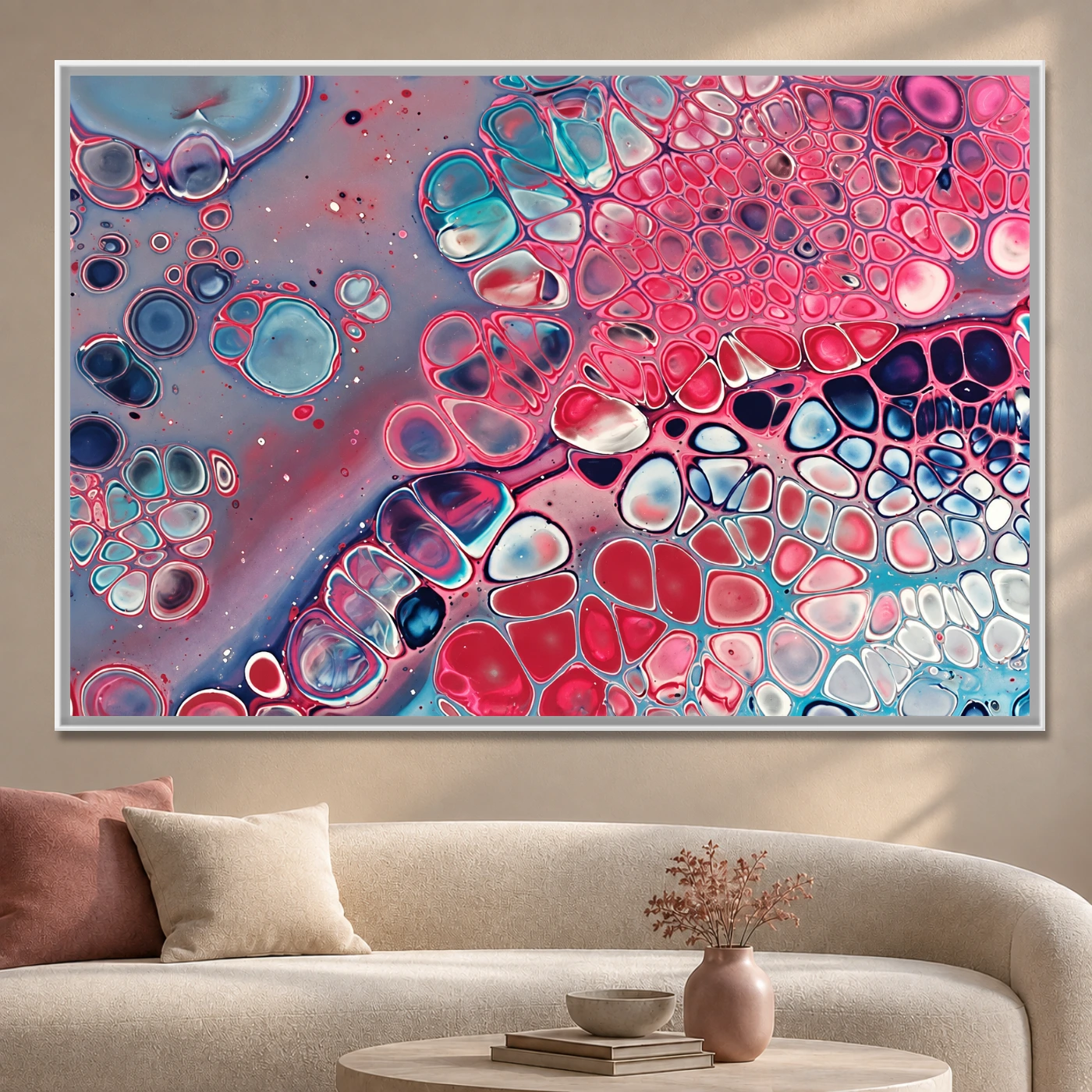 Tableau Abstrait Bubble aquarelle Variation 60154 Mockup Tableau Abstrait Bubble aquarelle Variation 60154 Mockup