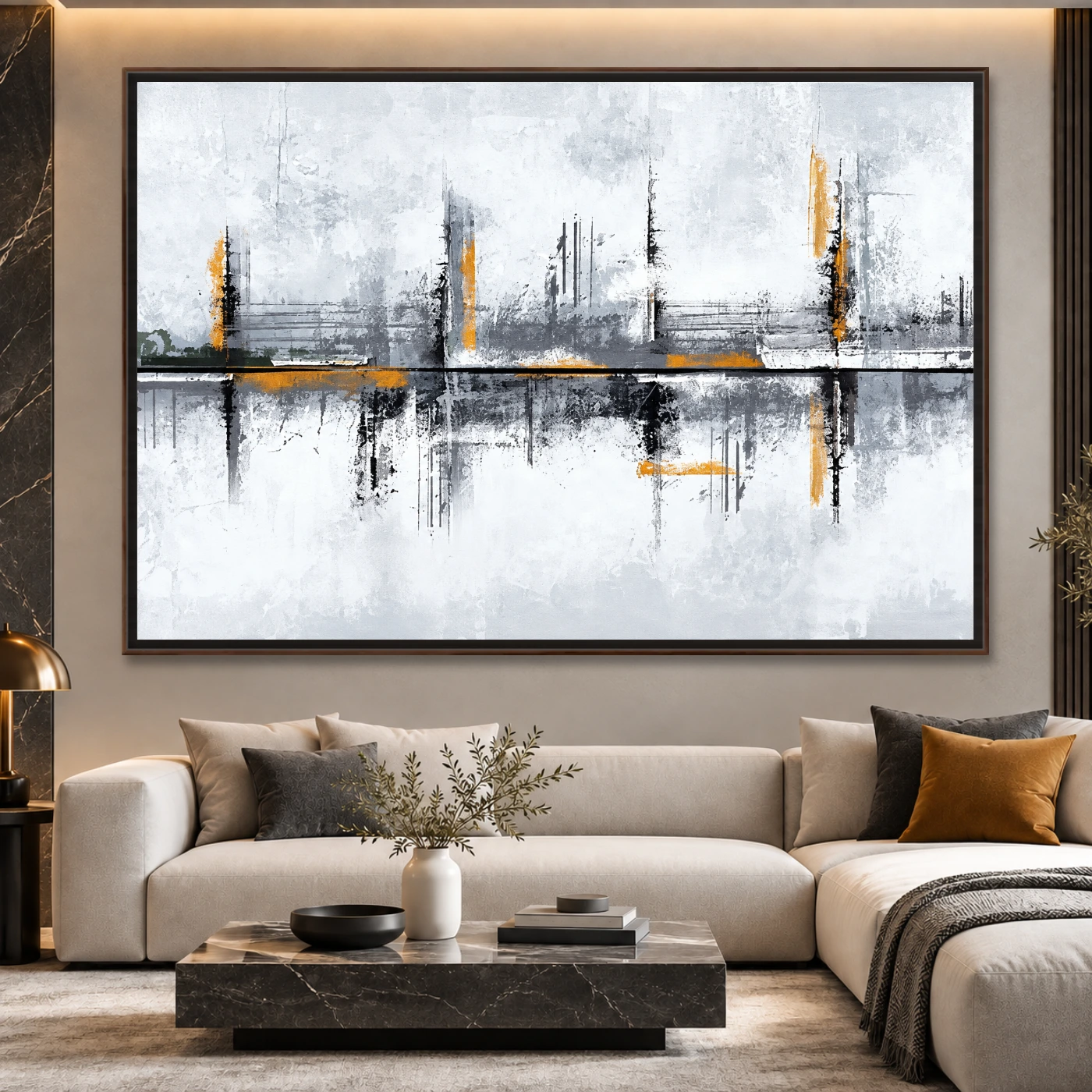 Tableau Abstrait city Variation 225496 Mockup Tableau Abstrait city Variation 225496 Mockup