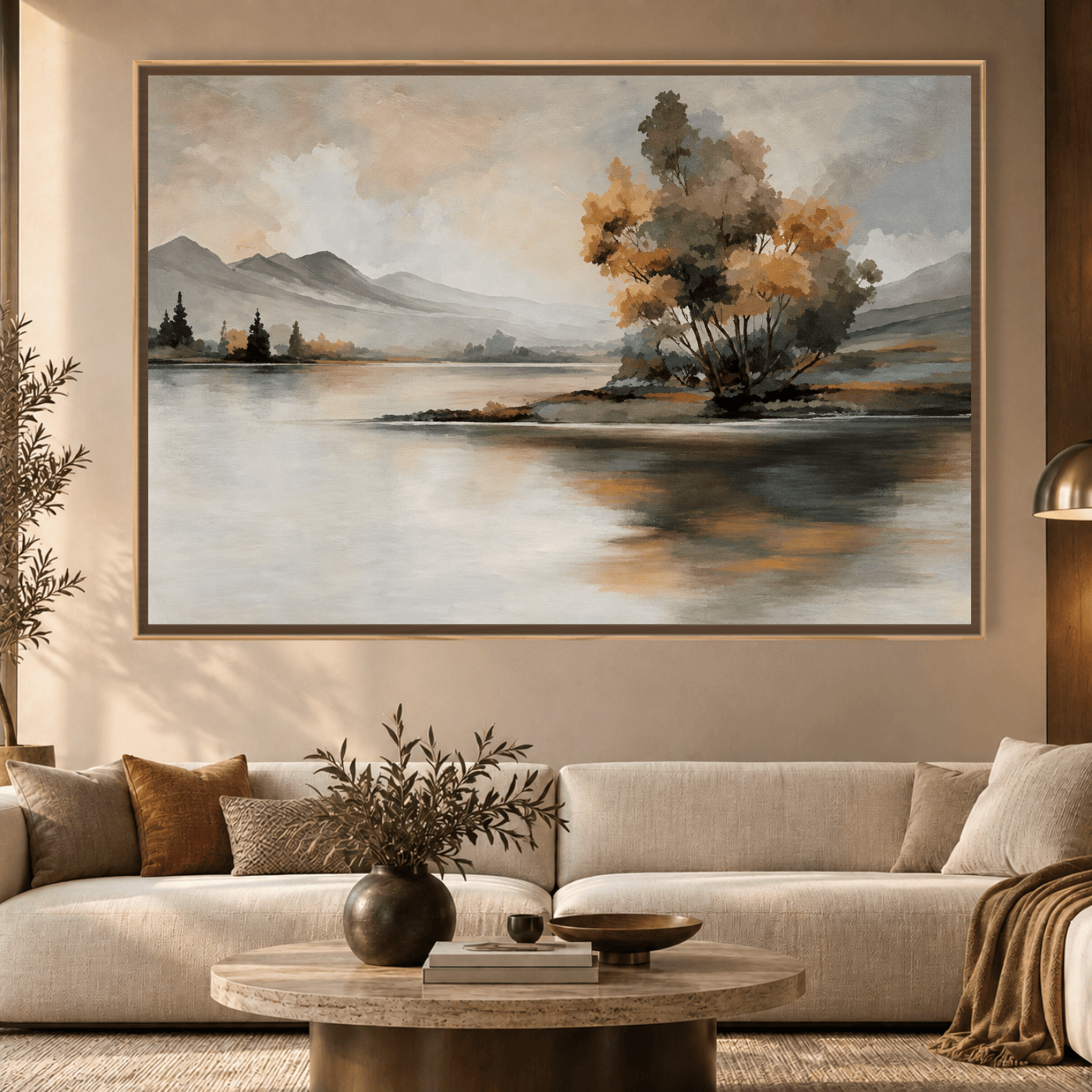 Tableau Abstrait idyllique Variation 122389 Mockup