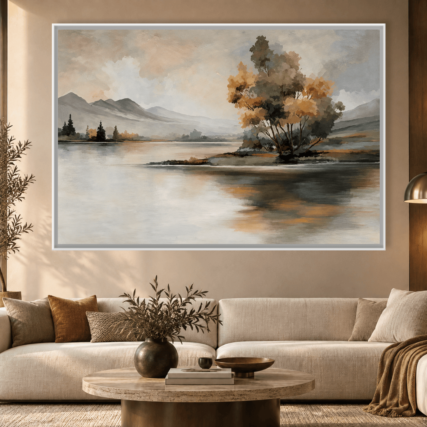 Tableau Abstrait idyllique Variation 122766 Mockup