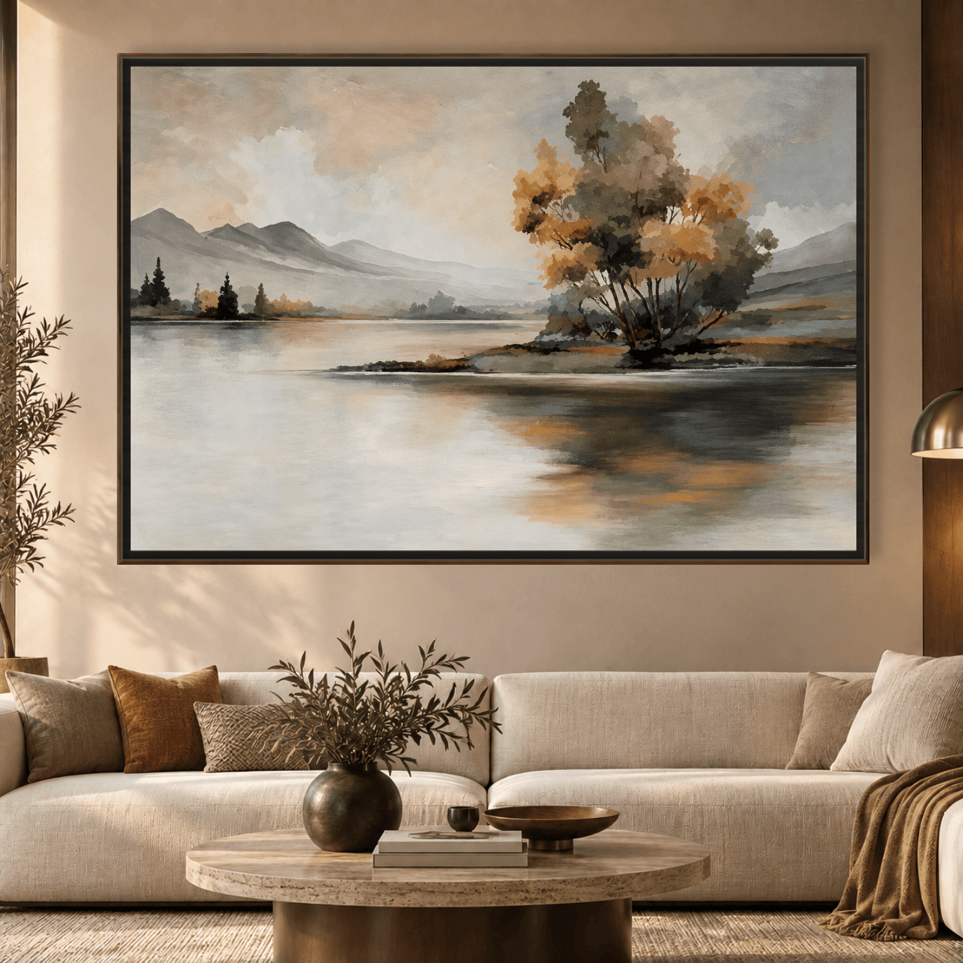 Tableau Abstrait idyllique Variation 220854 Mockup