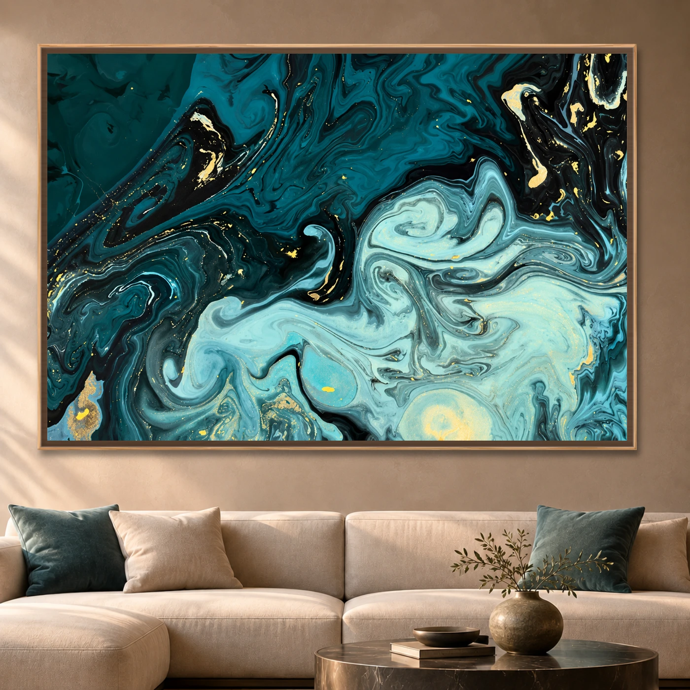 Tableau abstrait liquid Variation 61397 Mockup Tableau abstrait liquid Variation 61397 Mockup