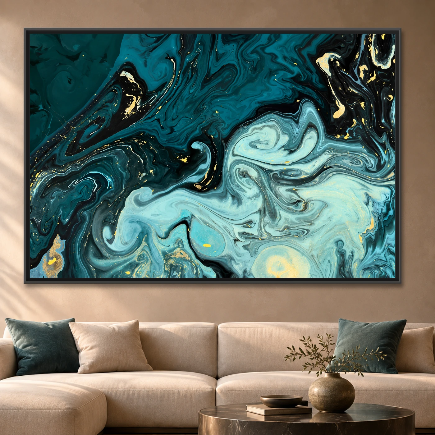 Tableau abstrait liquid Variation 61525 Mockup Tableau abstrait liquid Variation 61525 Mockup