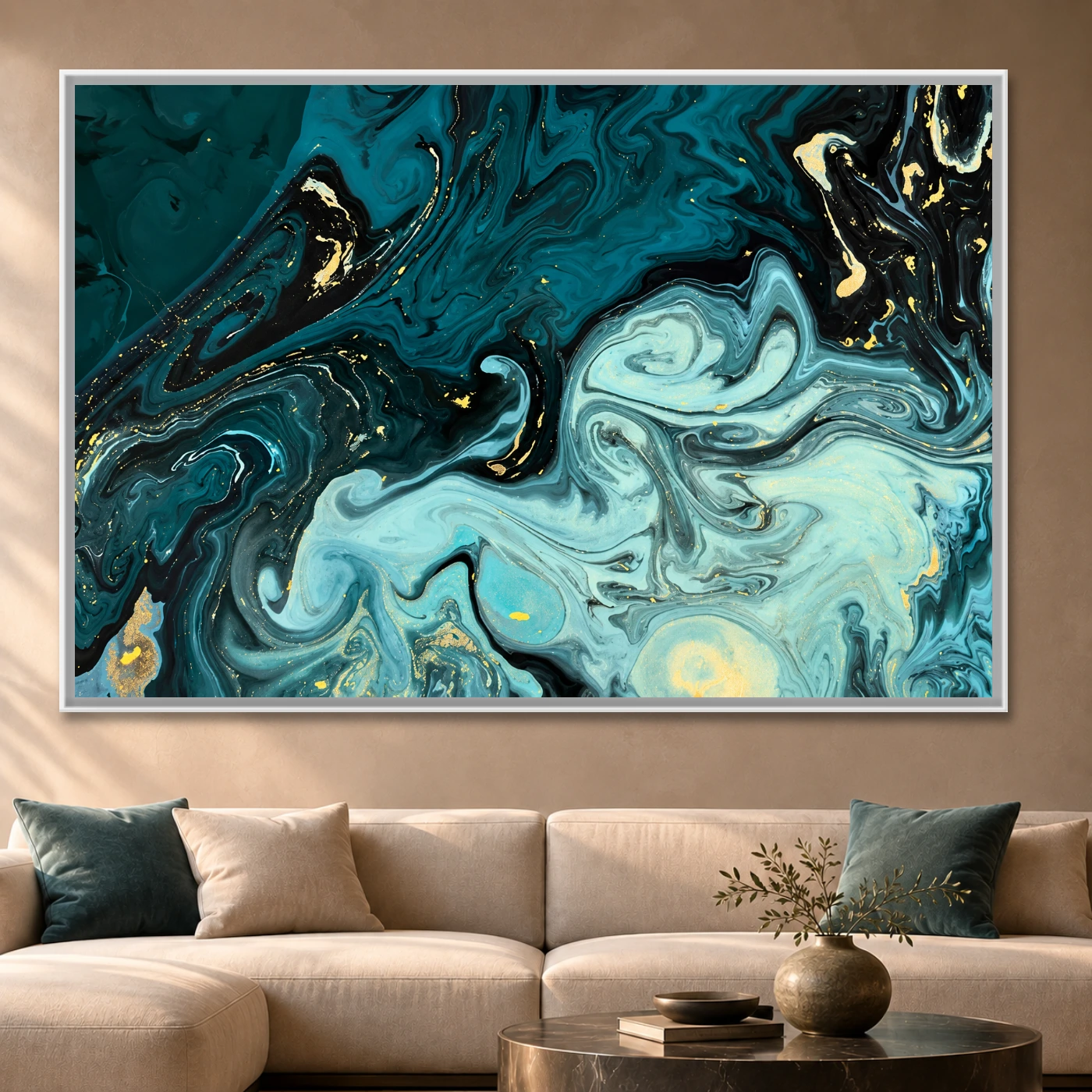 Tableau abstrait liquid Variation 61638 Mockup Tableau abstrait liquid Variation 61638 Mockup