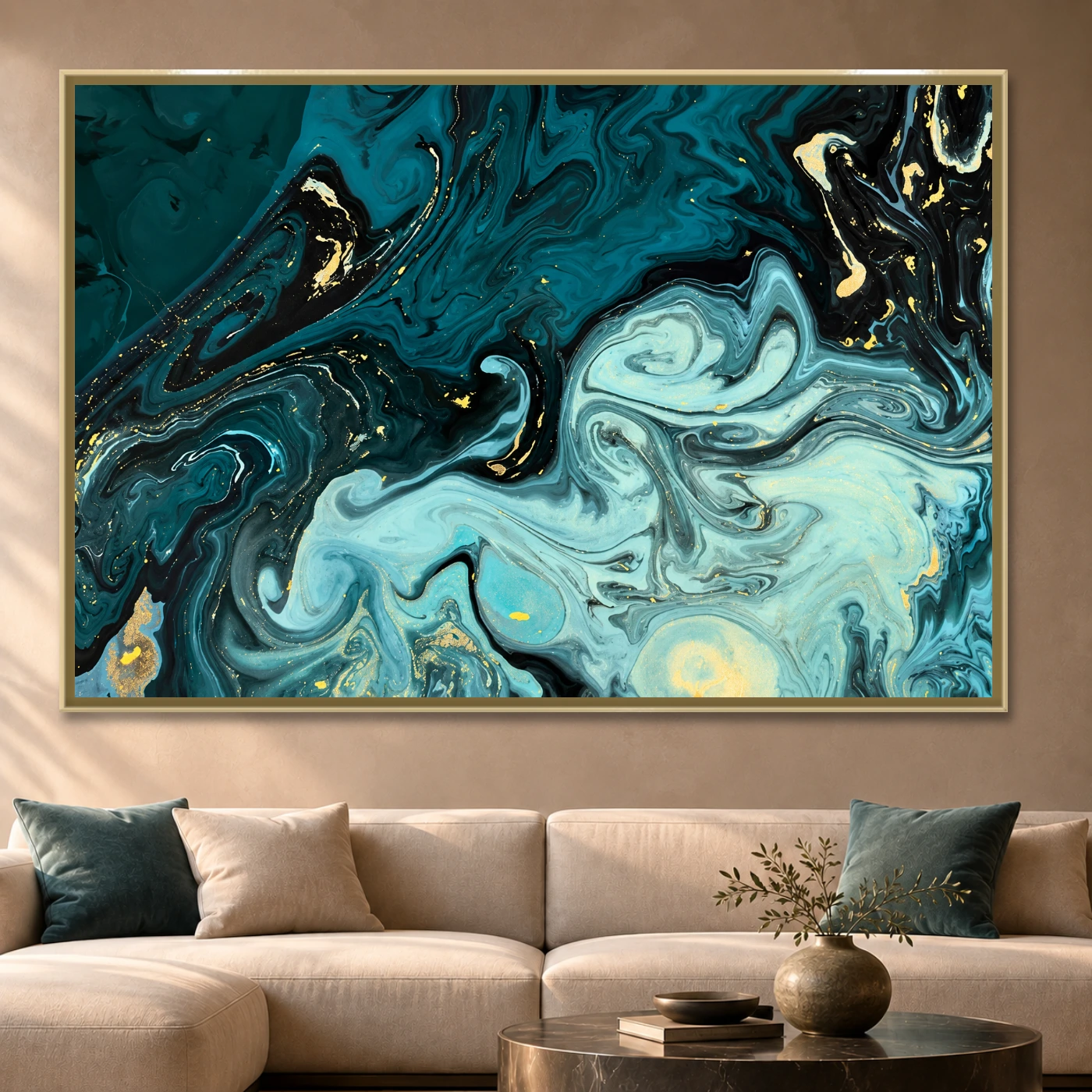 Tableau abstrait liquid Variation 61739 Mockup Tableau abstrait liquid Variation 61739 Mockup