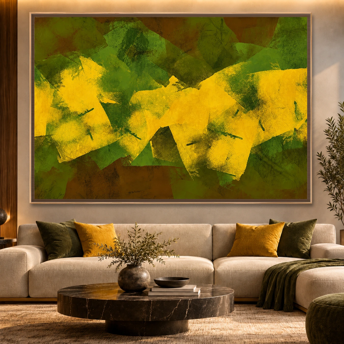 Tableau abstrait moss Variation 61458 Mockup Tableau abstrait moss Variation 61458 Mockup