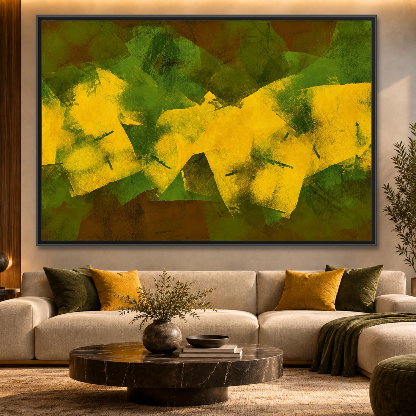 Tableau abstrait moss Variation 61578 Mockup Tableau abstrait moss Variation 61578 Mockup
