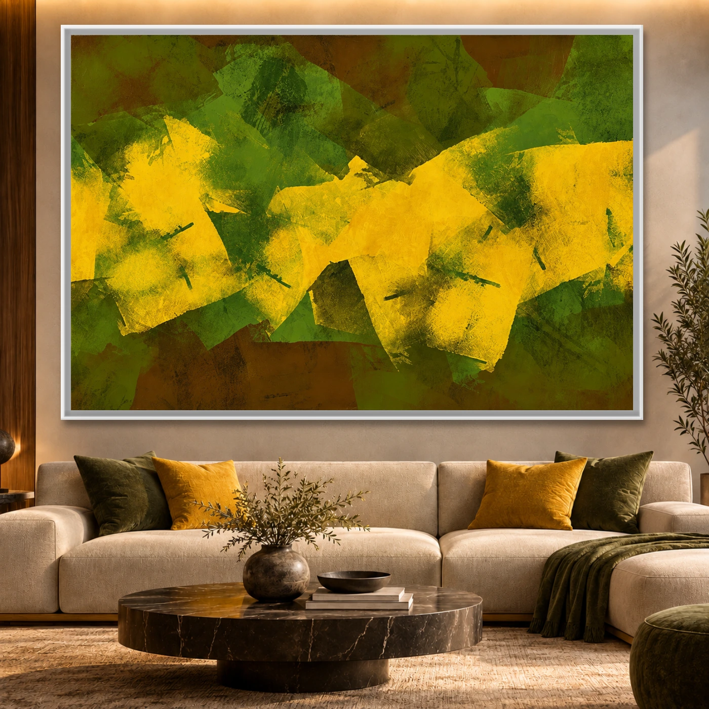 Tableau abstrait moss Variation 61681 Mockup Tableau abstrait moss Variation 61681 Mockup