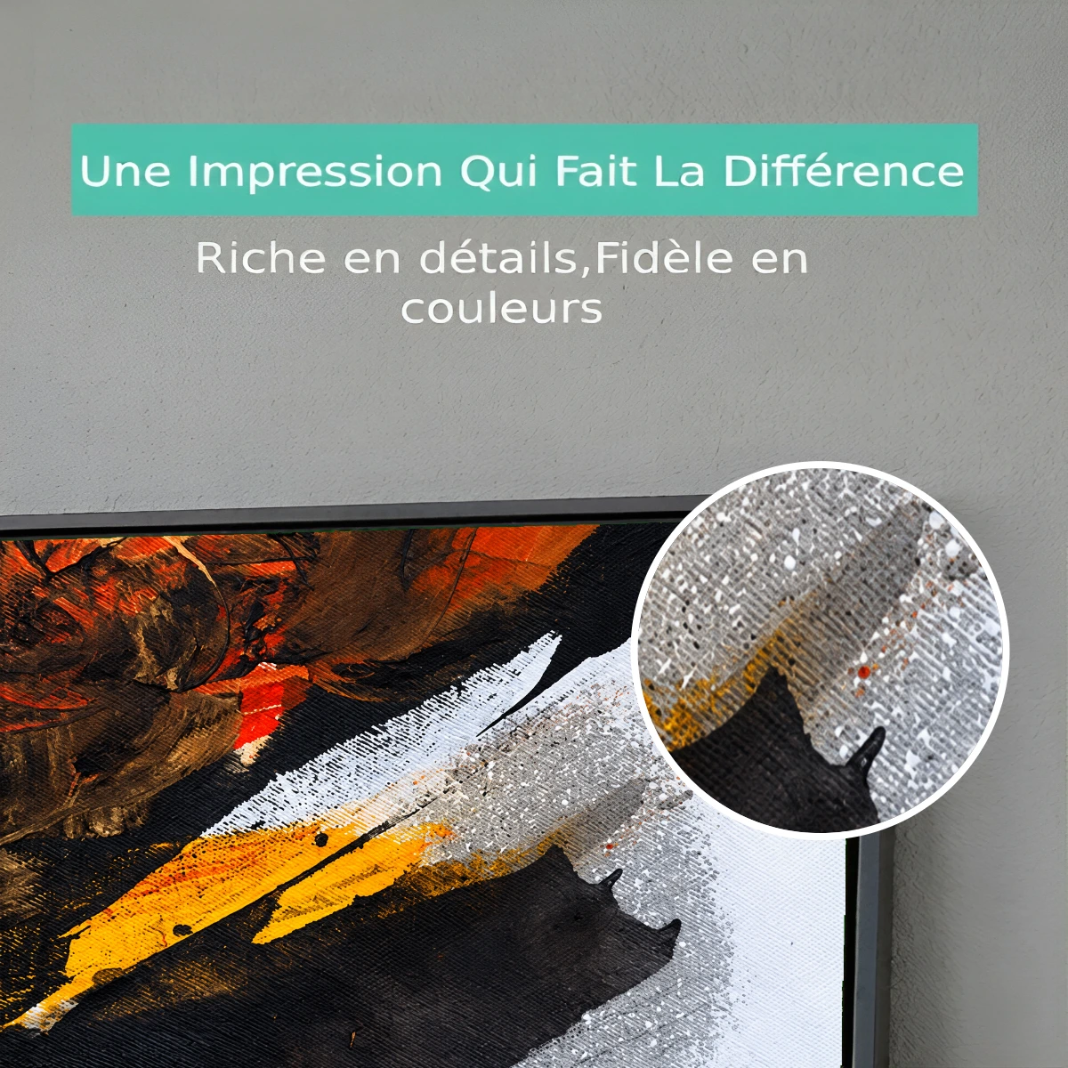Tableau abstrait oil painting Premium View Tableau abstrait oil painting Premium View