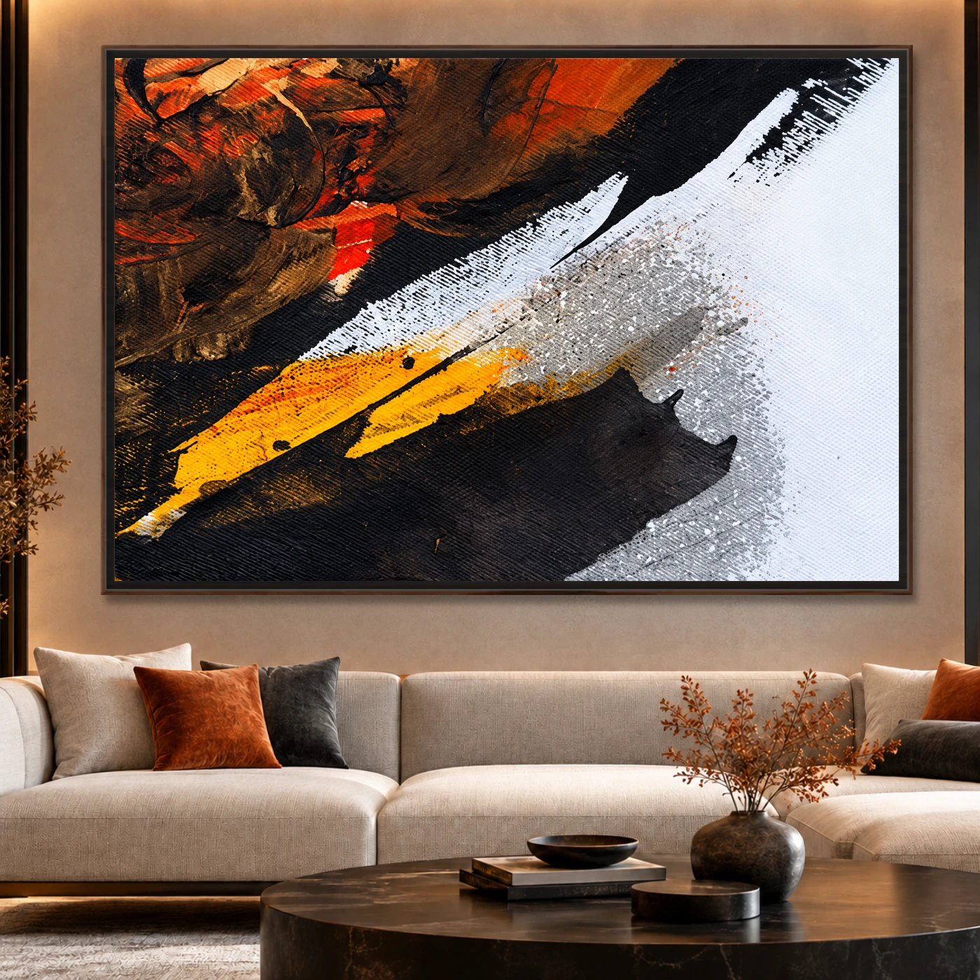 Tableau abstrait oil painting Variation 228827 Mockup Tableau abstrait oil painting Variation 228827 Mockup