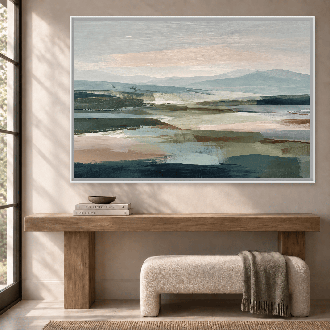 Tableau abstrait paysage Variation 208188 Mockup