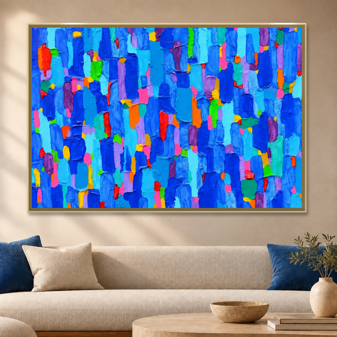 Tableau abstrait Peinture abstraite Variation 74562 Mockup Tableau abstrait Peinture abstraite Variation 74562 Mockup