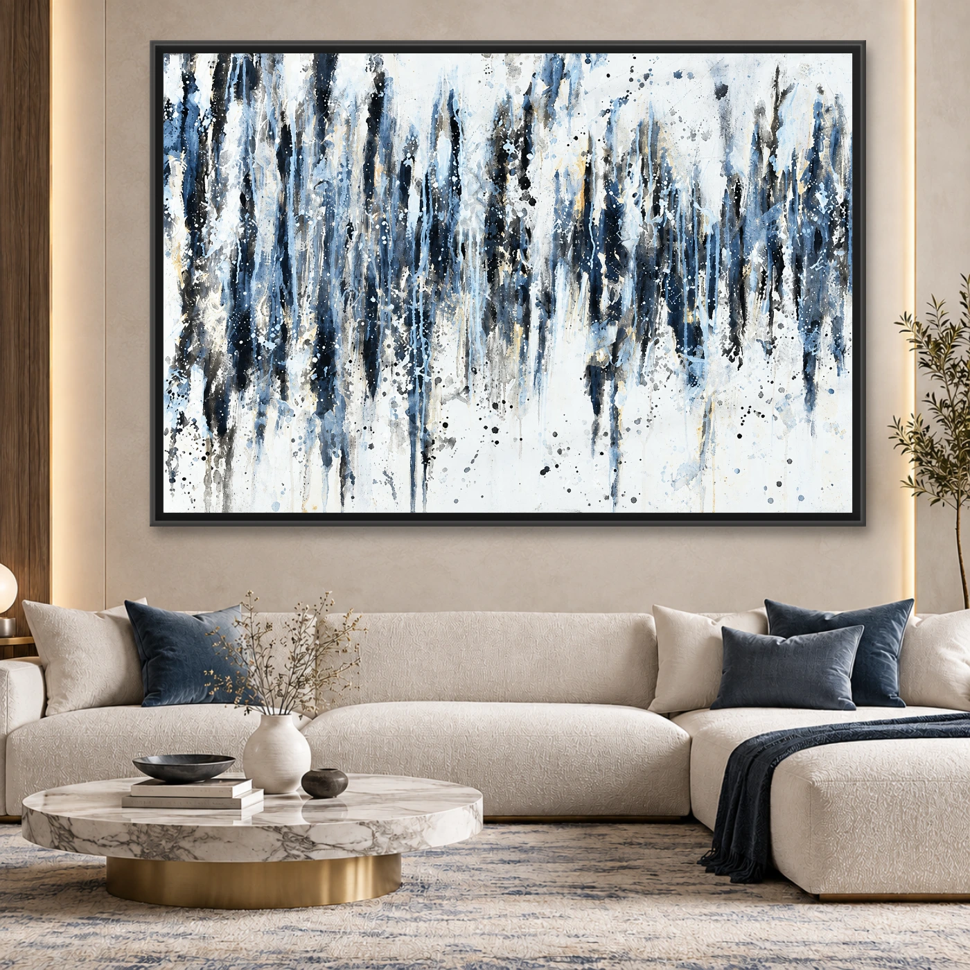 Tableau abstrait splash Variation 84482 Mockup Tableau abstrait splash Variation 84482 Mockup