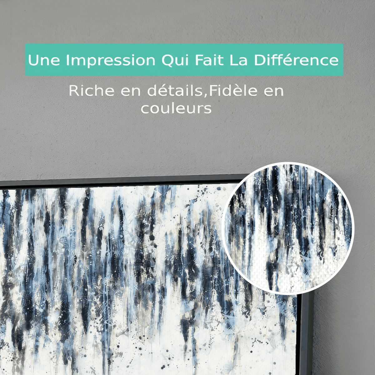 Tableau abstrait splash VF Premium View