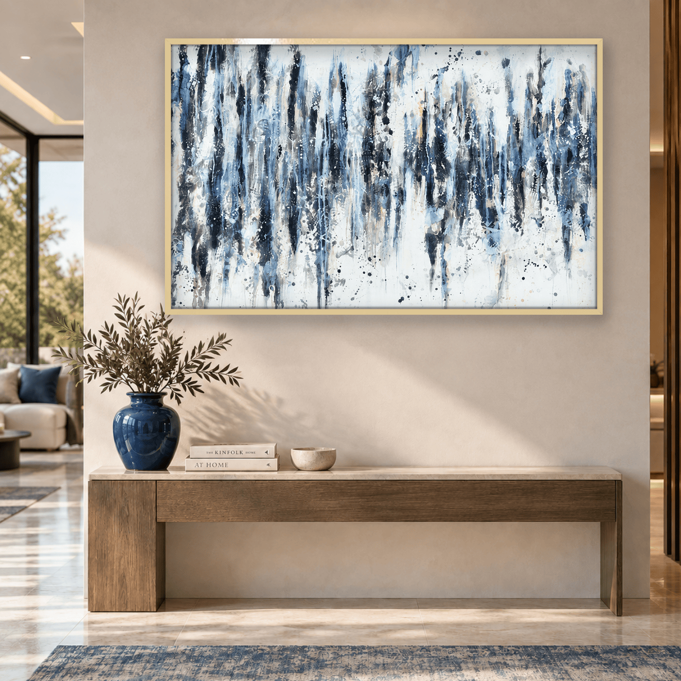 Tableau abstrait splash VF Variation 217394 Mockup