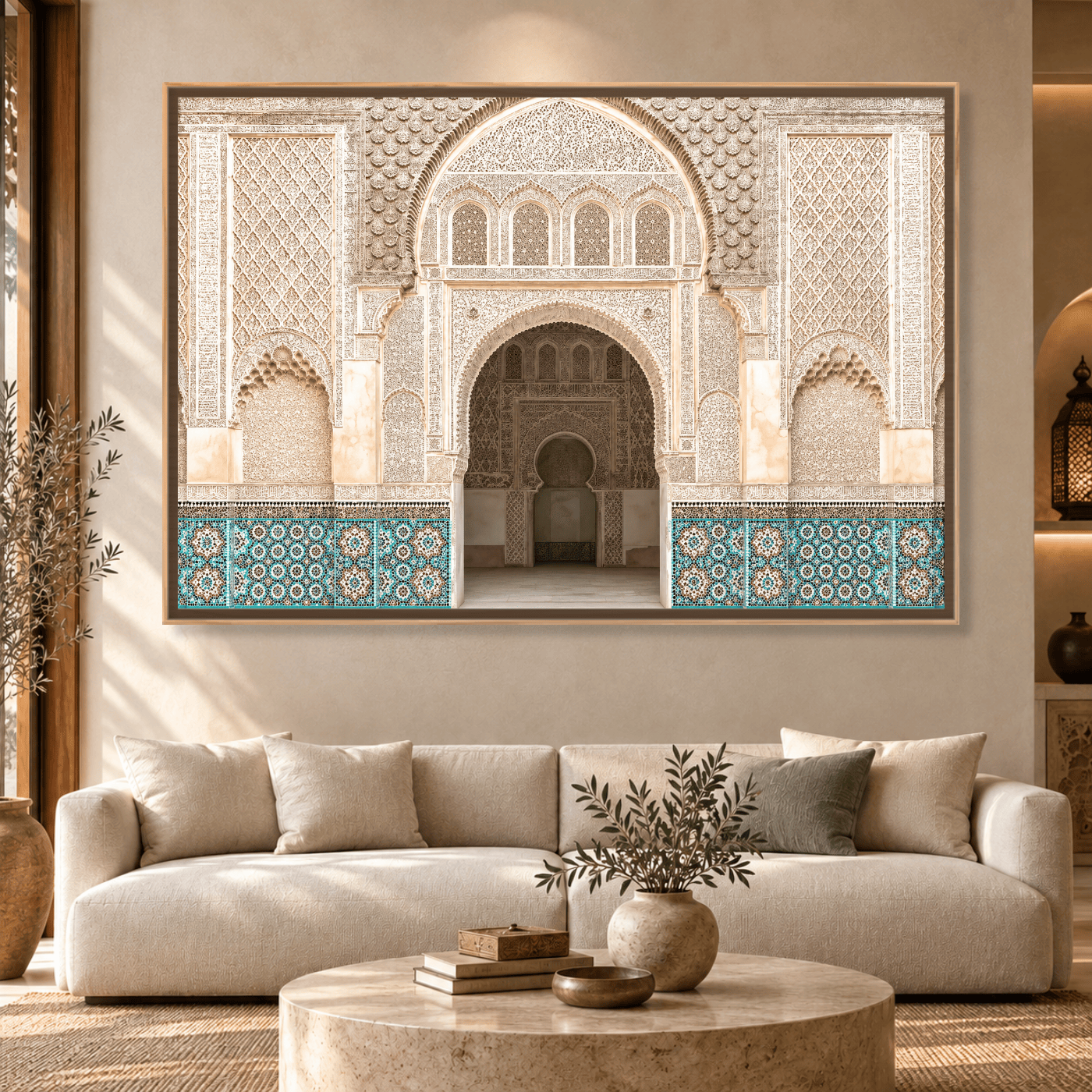 Tableau Boho Art Marocain Variation 130388 Mockup