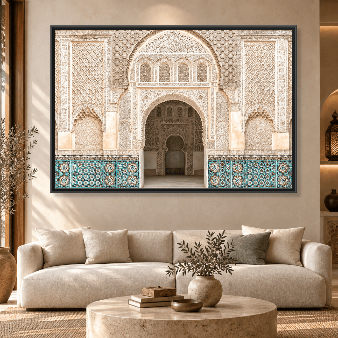 Tableau Boho Art Marocain Variation 130612 Mockup