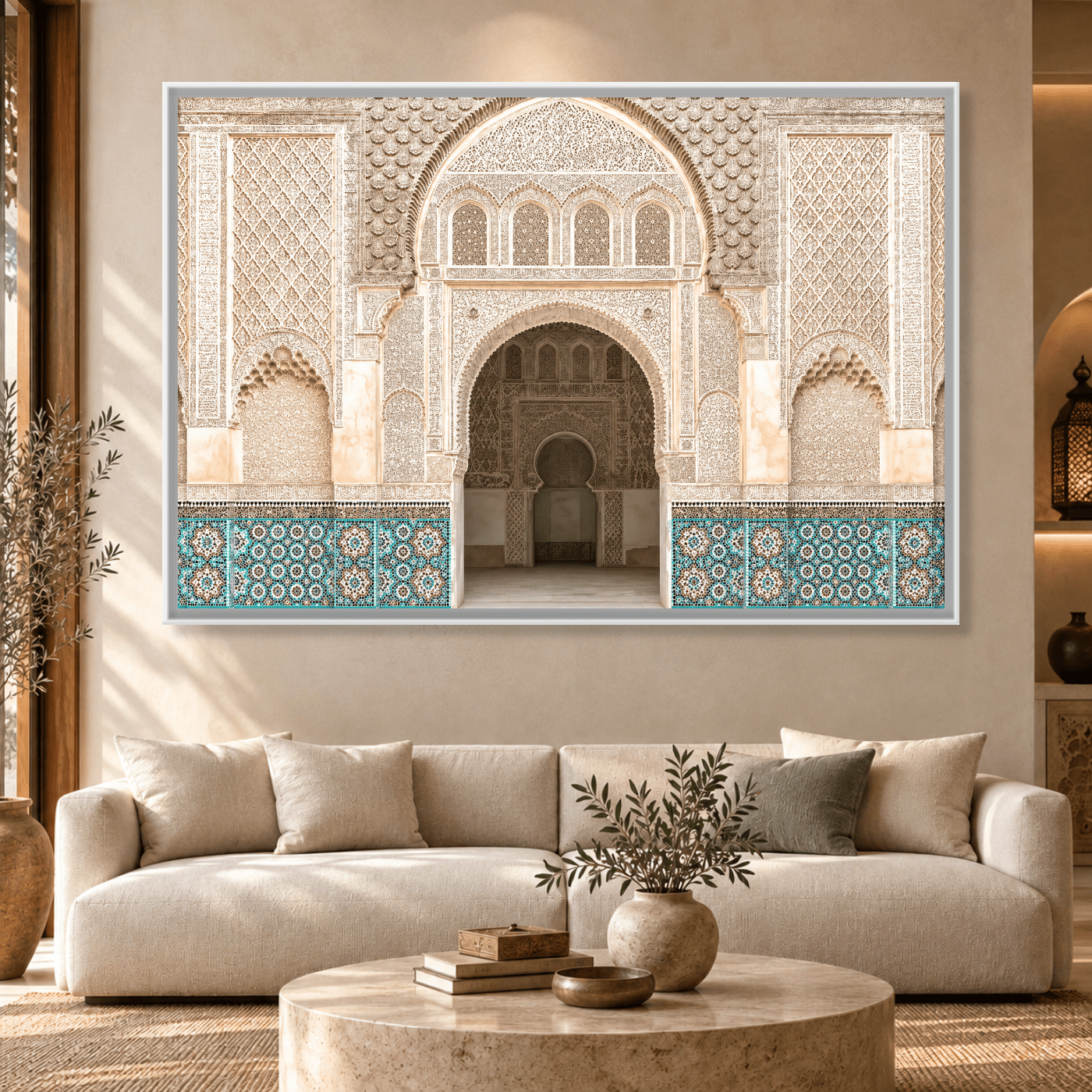 Tableau Boho Art Marocain Variation 130873 Mockup