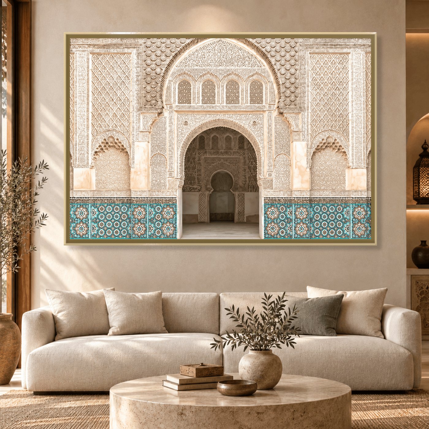 Tableau Boho Art Marocain Variation 131157 Mockup