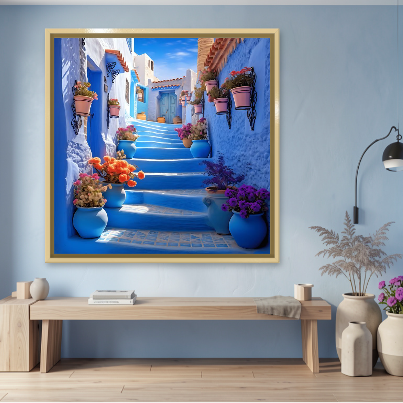 Tableau Chefchaouen Variation 149146 Mockup