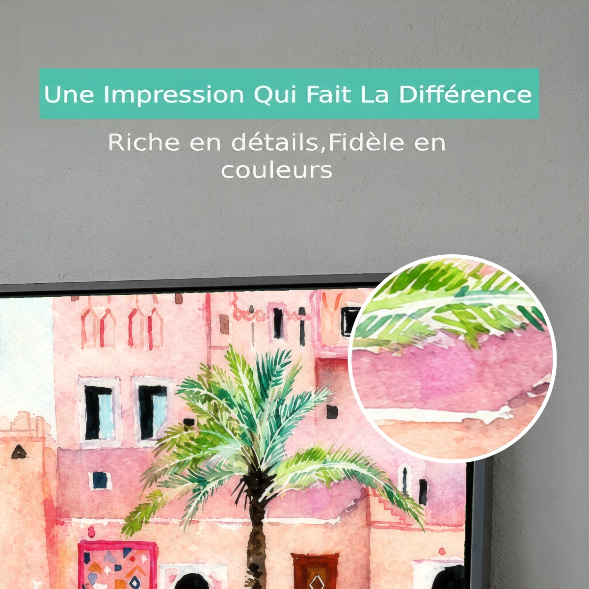 Tableau décoratif architecture marocaine Premium View Tableau décoratif architecture marocaine Premium View