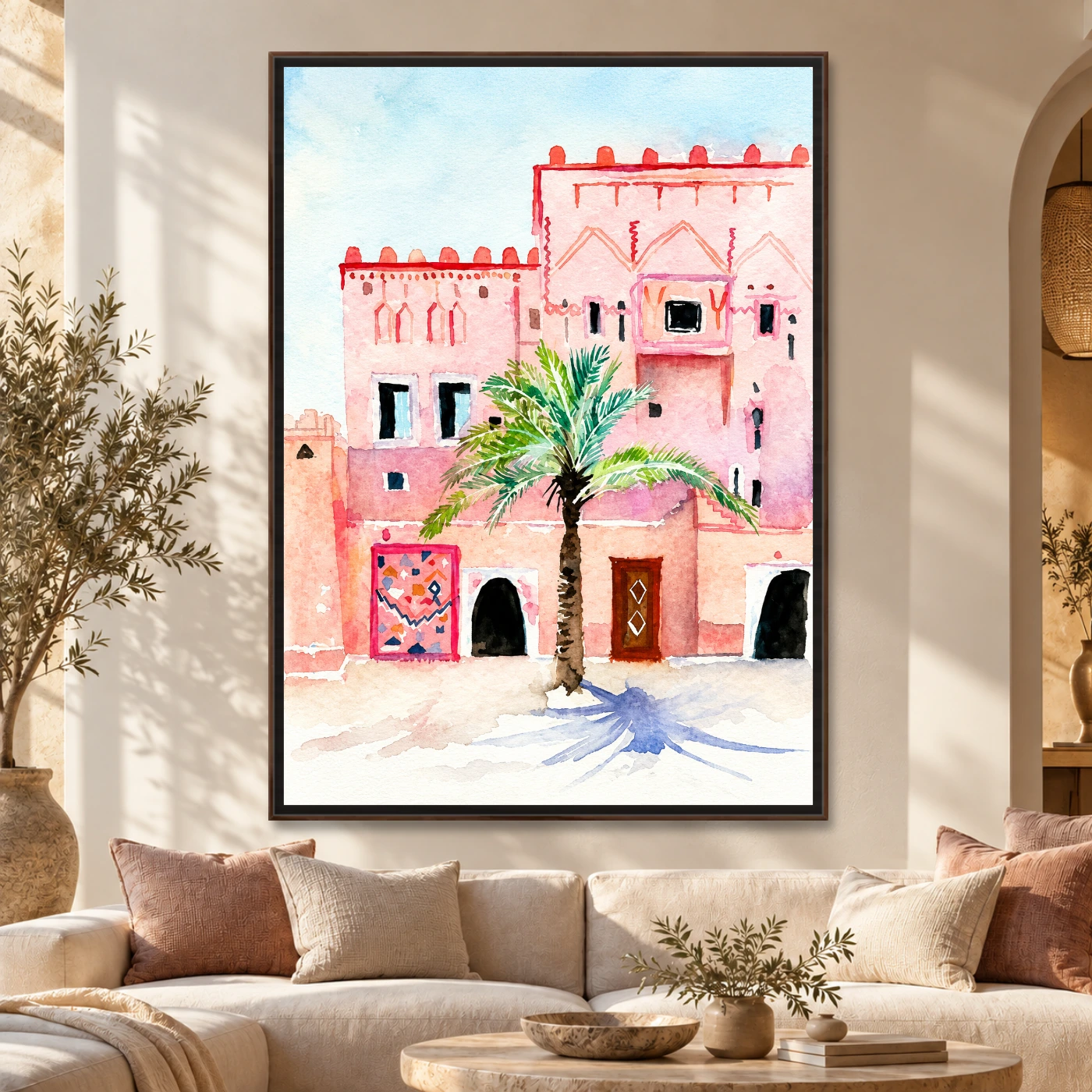 Tableau décoratif architecture marocaine Variation 229137 Mockup Tableau décoratif architecture marocaine Variation 229137 Mockup