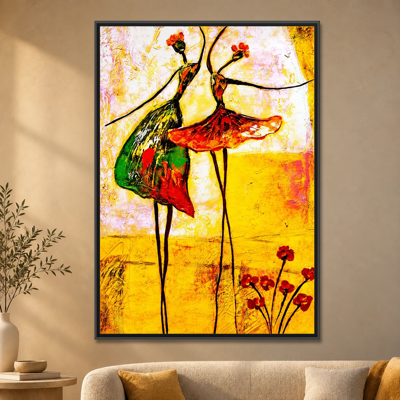 Tableau décoratif Ballet women Variation 77381 Mockup Tableau décoratif Ballet women Variation 77381 Mockup