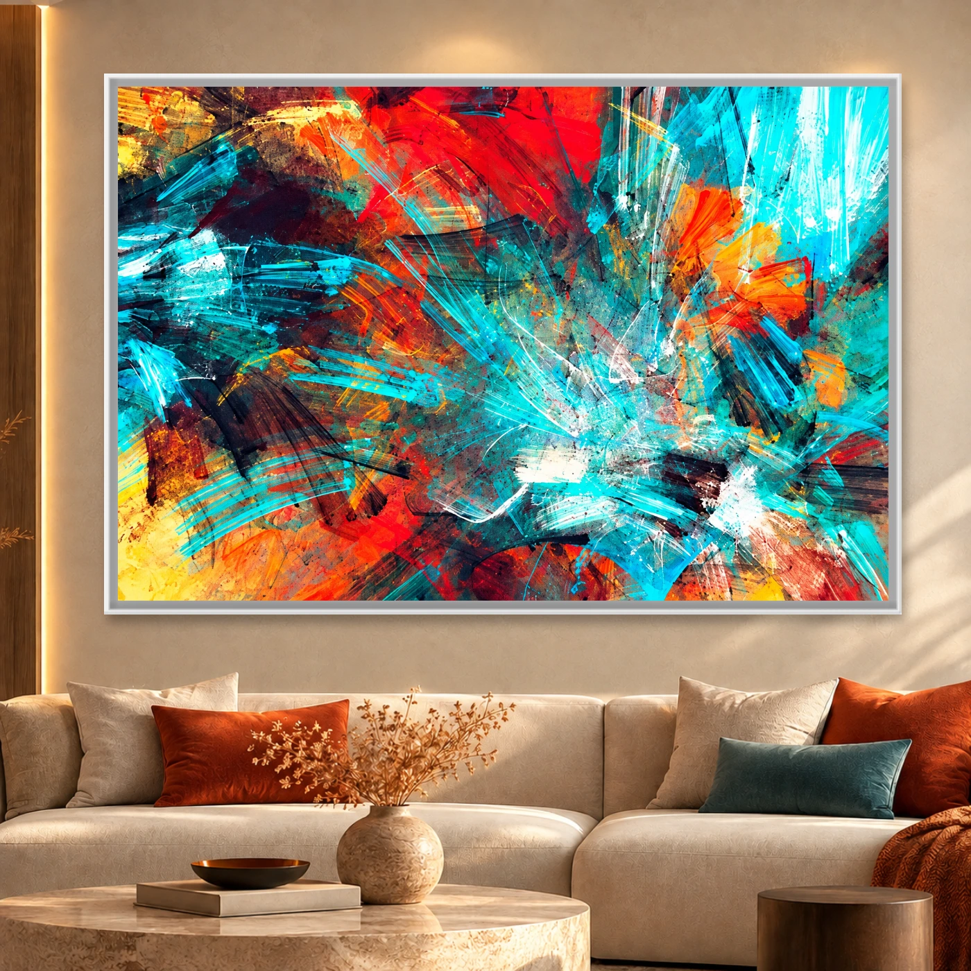 Tableau décoratif Bright artistic Variation 80535 Mockup Tableau décoratif Bright artistic Variation 80535 Mockup