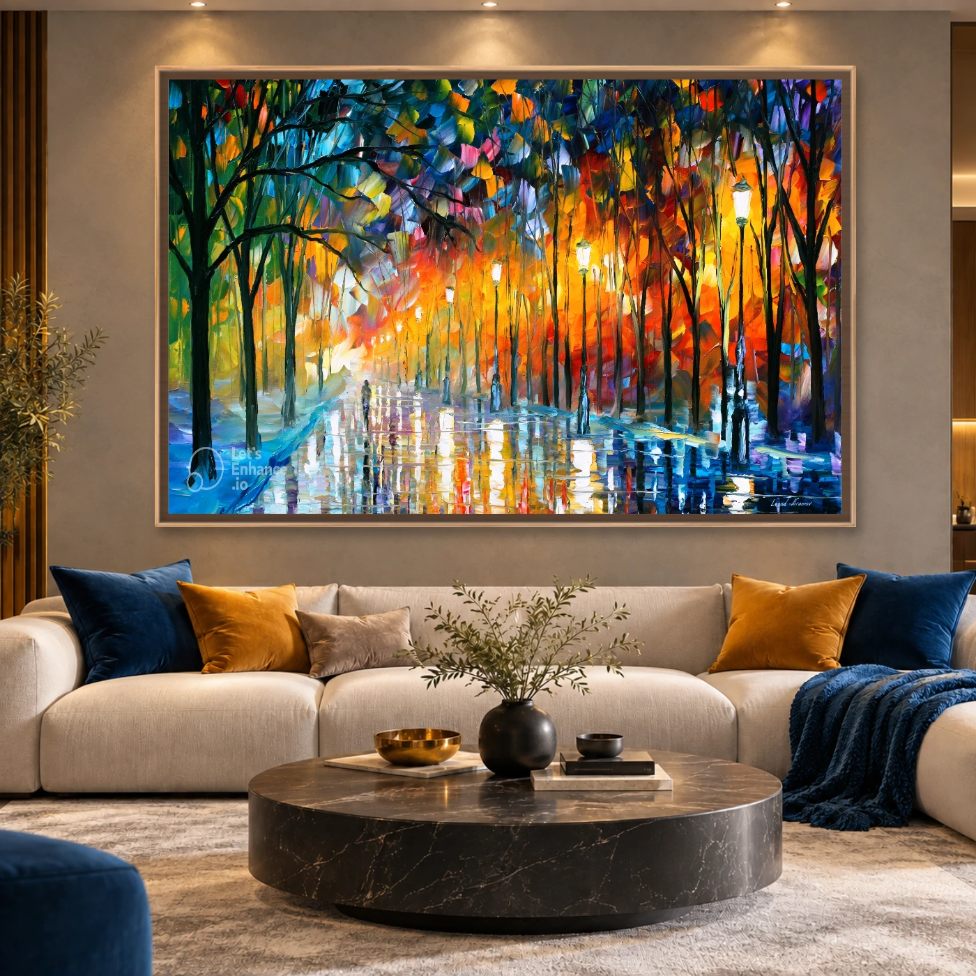 Tableau décoratif Bright City Variation 85510 Mockup Tableau décoratif Bright City Variation 85510 Mockup
