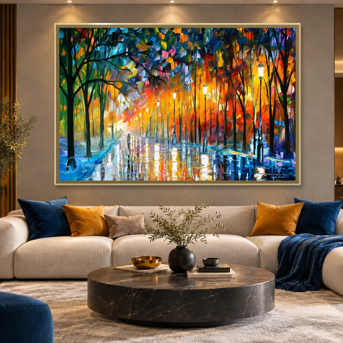 Tableau décoratif Bright City Variation 86111 Mockup Tableau décoratif Bright City Variation 86111 Mockup
