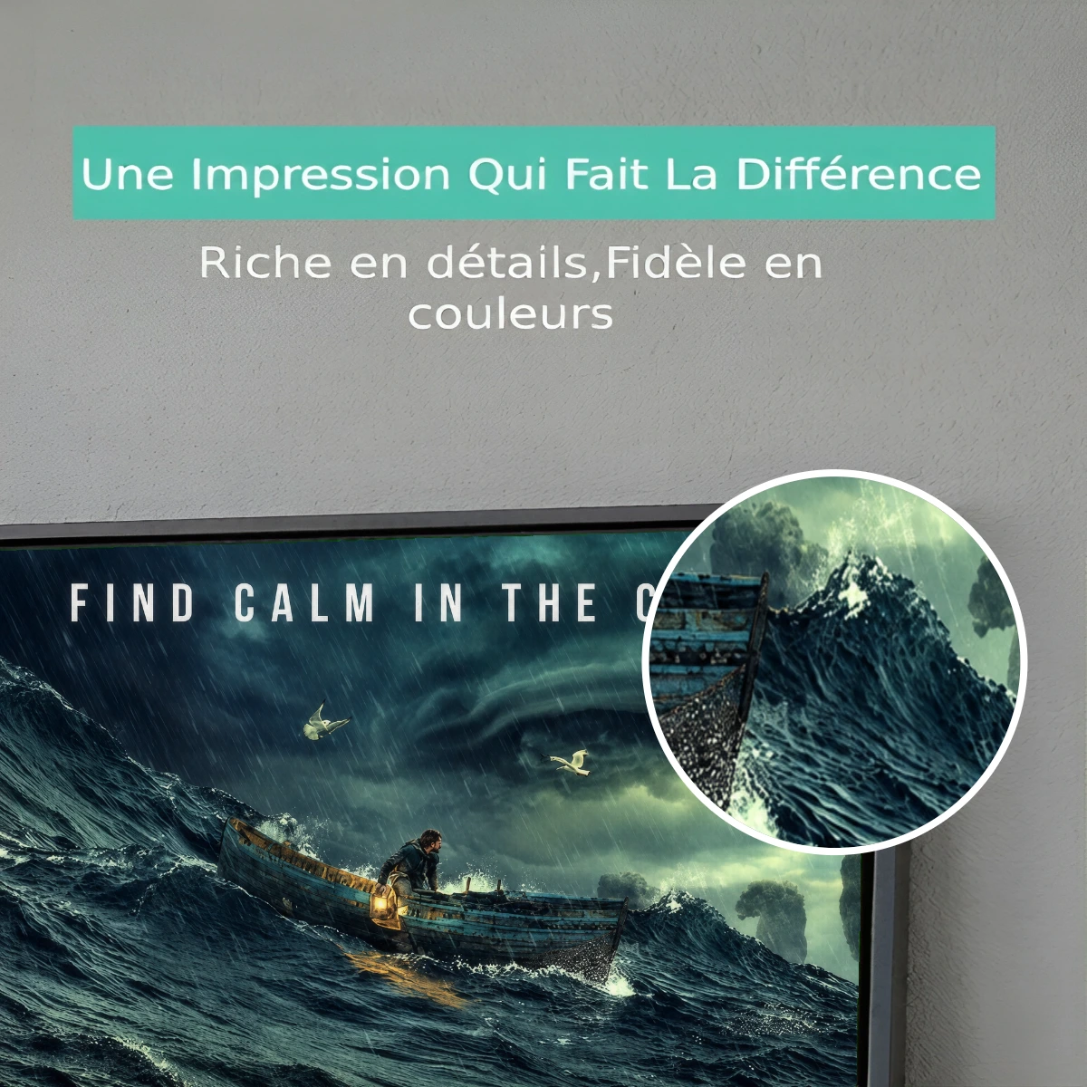 Tableau décoratif Calm In The Chaos Premium View Tableau décoratif Calm In The Chaos Premium View