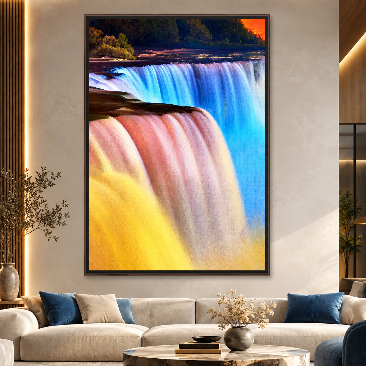 Tableau décoratif Chutes Du Niagara Variation 225127 Mockup Tableau décoratif Chutes Du Niagara Variation 225127 Mockup