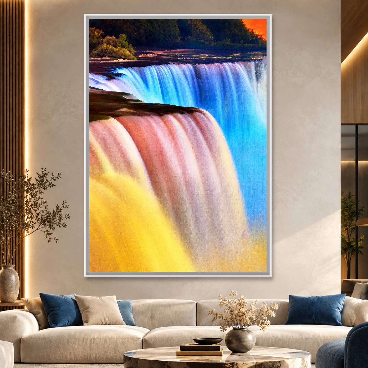 Tableau décoratif Chutes Du Niagara Variation 85368 Mockup Tableau décoratif Chutes Du Niagara Variation 85368 Mockup